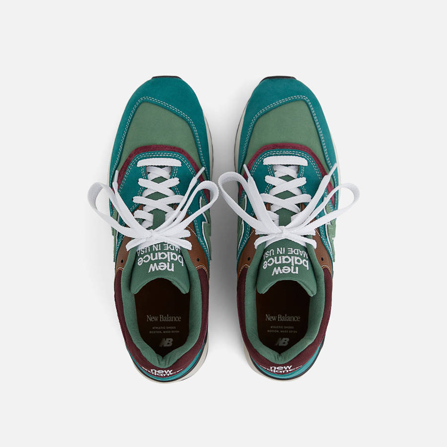Turquoise Men Kith New Balance 997 Sneakers | 8796-FMEVP