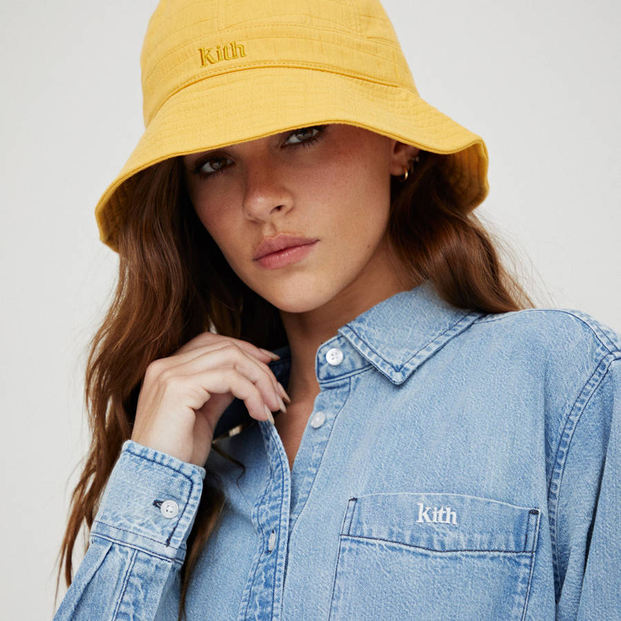 Wash Women Kith Ora II Denim Shirts | 4592-DSQZN