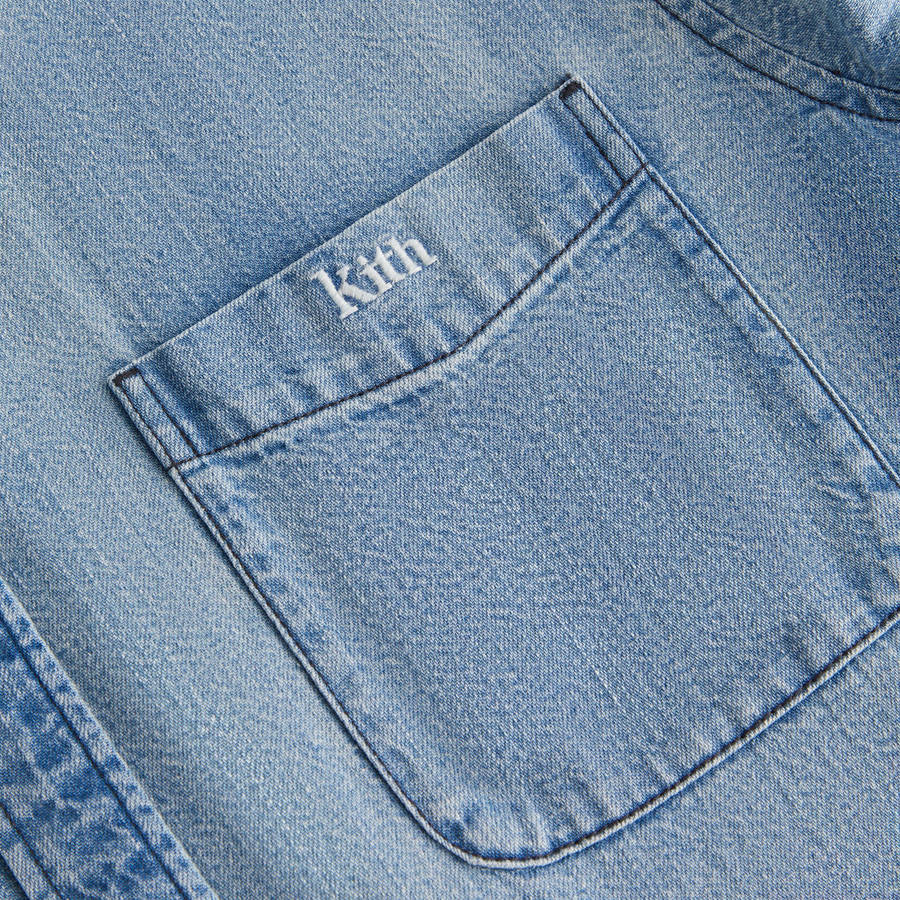 Wash Women Kith Ora II Denim Shirts | 4592-DSQZN