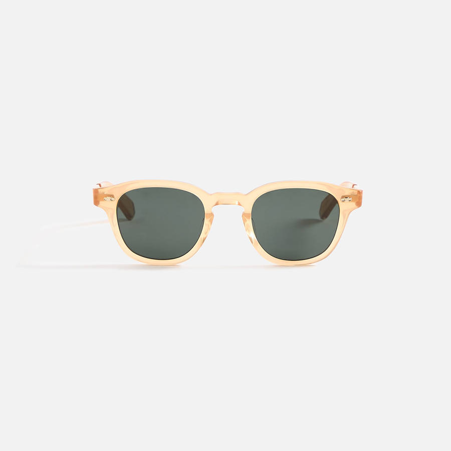 White Gold / Blue Men Kith Garrett Leight Mr. Leight James Sunglass Sunglasses | 5413-TJVOS