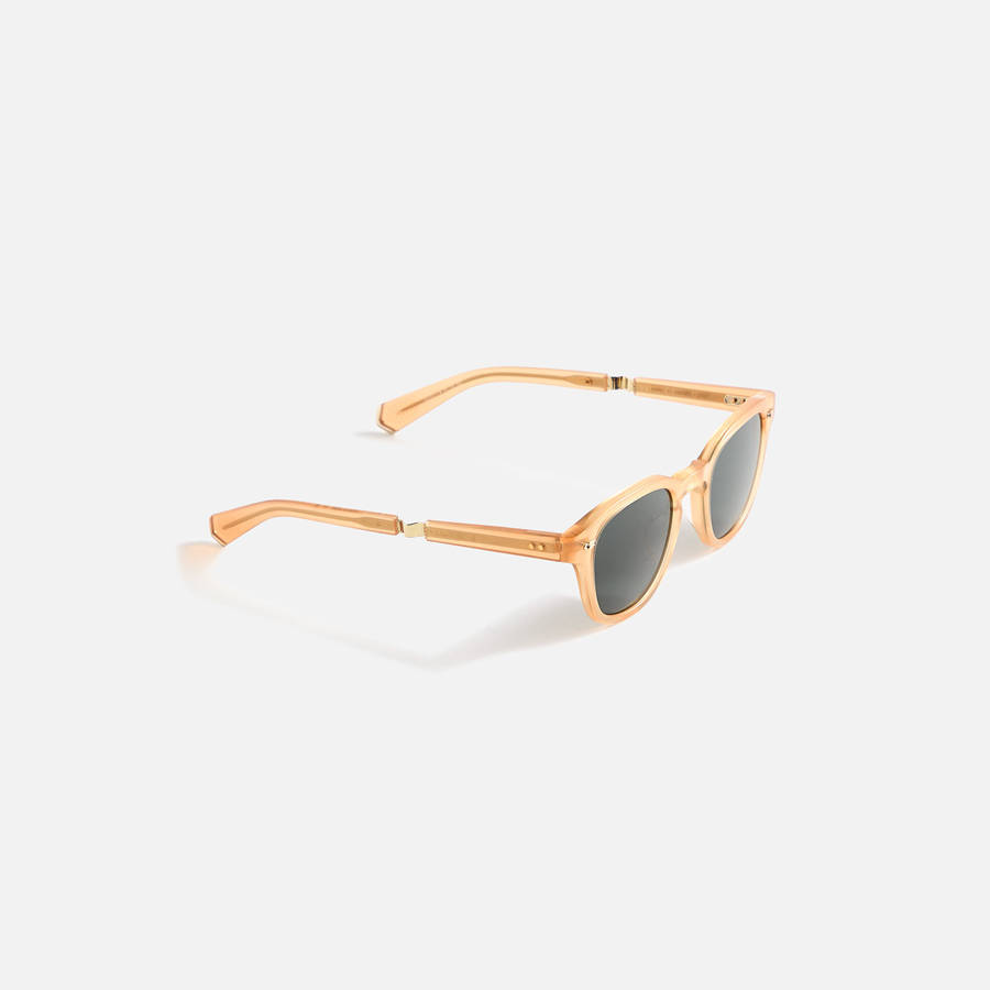 White Gold / Blue Men Kith Garrett Leight Mr. Leight James Sunglass Sunglasses | 5413-TJVOS