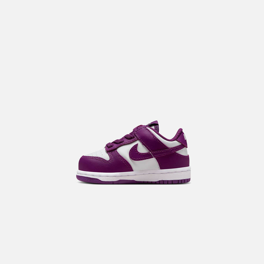White Kids' Kith Nike TD Dunk Low Sneakers | 0713-SMJHK