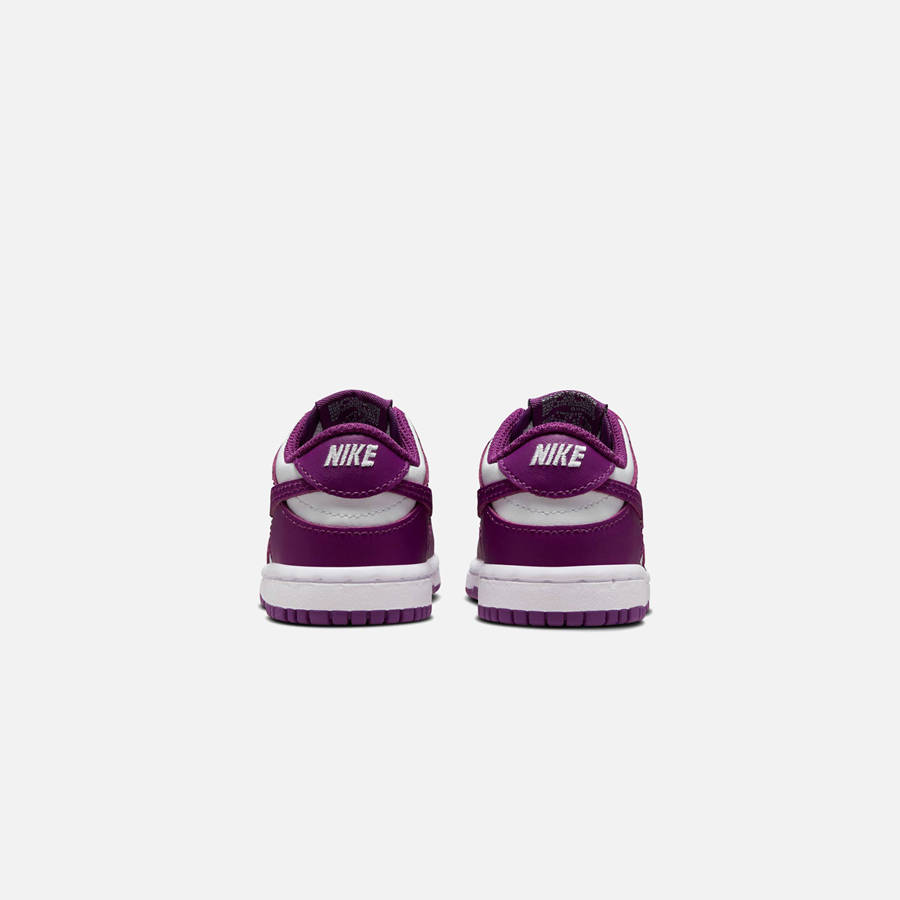 White Kids' Kith Nike TD Dunk Low Sneakers | 0713-SMJHK