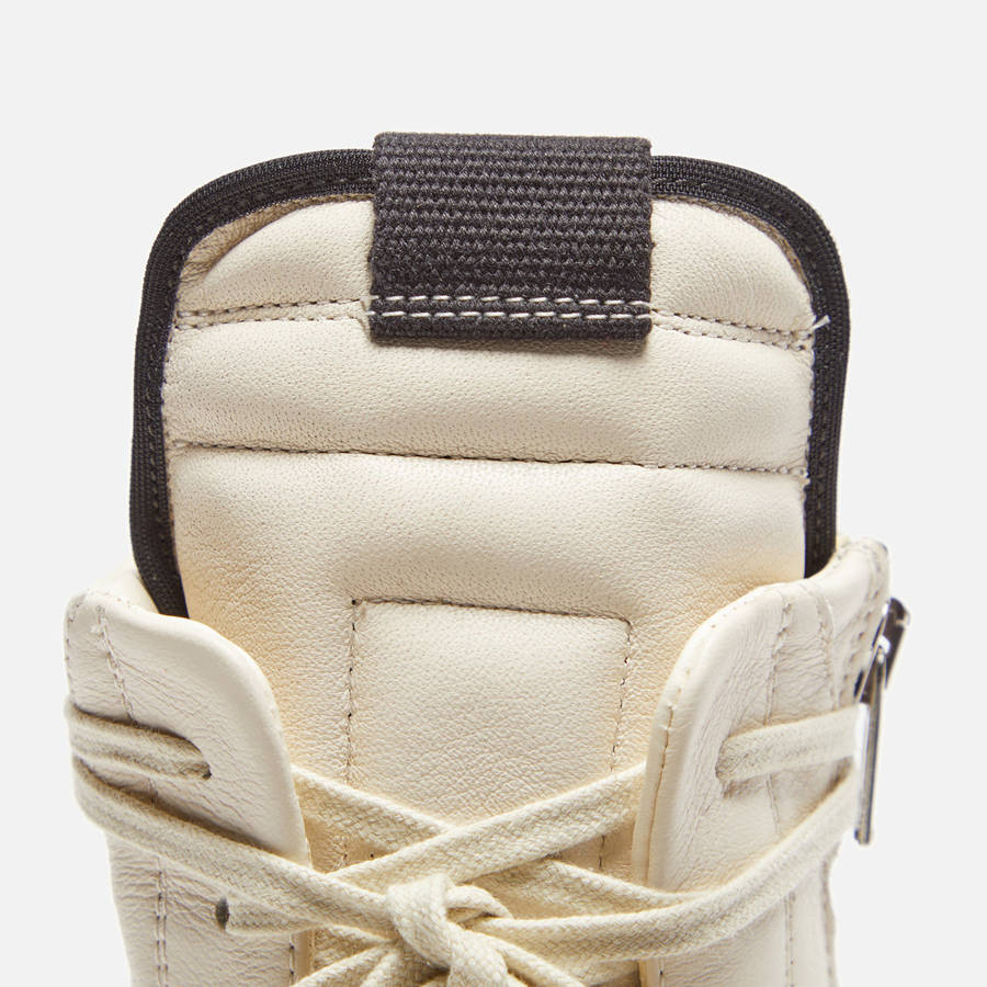 White Kids' Kith Rick Owens Geobasket Sneakers | 2798-JFGPX