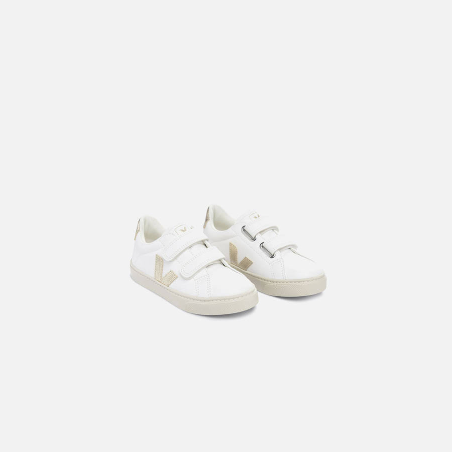 White Kids' Kith Veja Esplar Sneakers | 5790-XZBVA