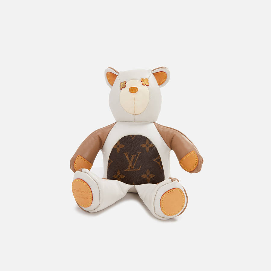 White Kids' Kith WGACA LV Leather Mono Dou Dou Louis Toys | 8574-NZKYT