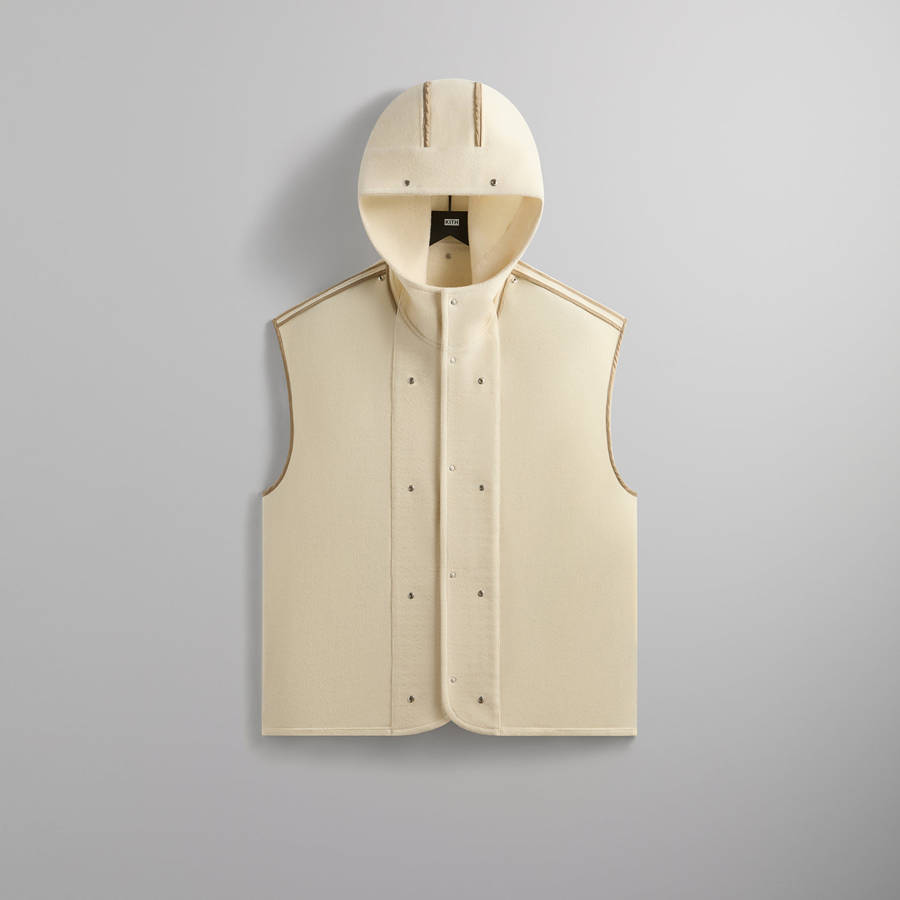 White Men Kith 101 for Auralee Heavy Canvas Liner Coats | 4251-VQBAE