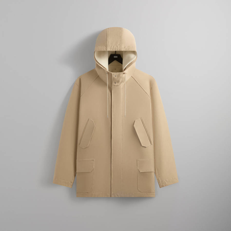 White Men Kith 101 for Auralee Heavy Canvas Liner Coats | 4251-VQBAE