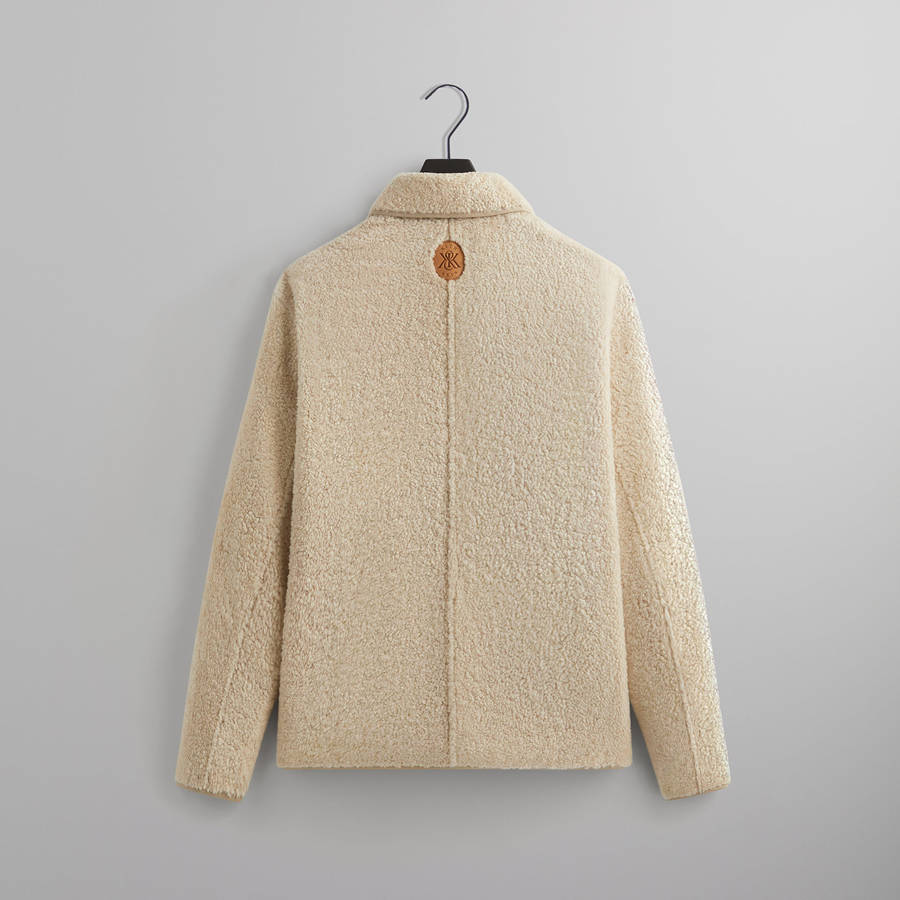 White Men Kith Archer Shearling Jackets | 0247-NZHEL