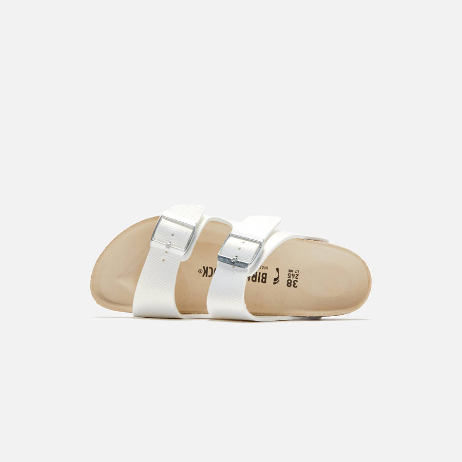 White Men Kith Birkenstock Arizona Birko-Flor Sandals | 7138-IFRPD