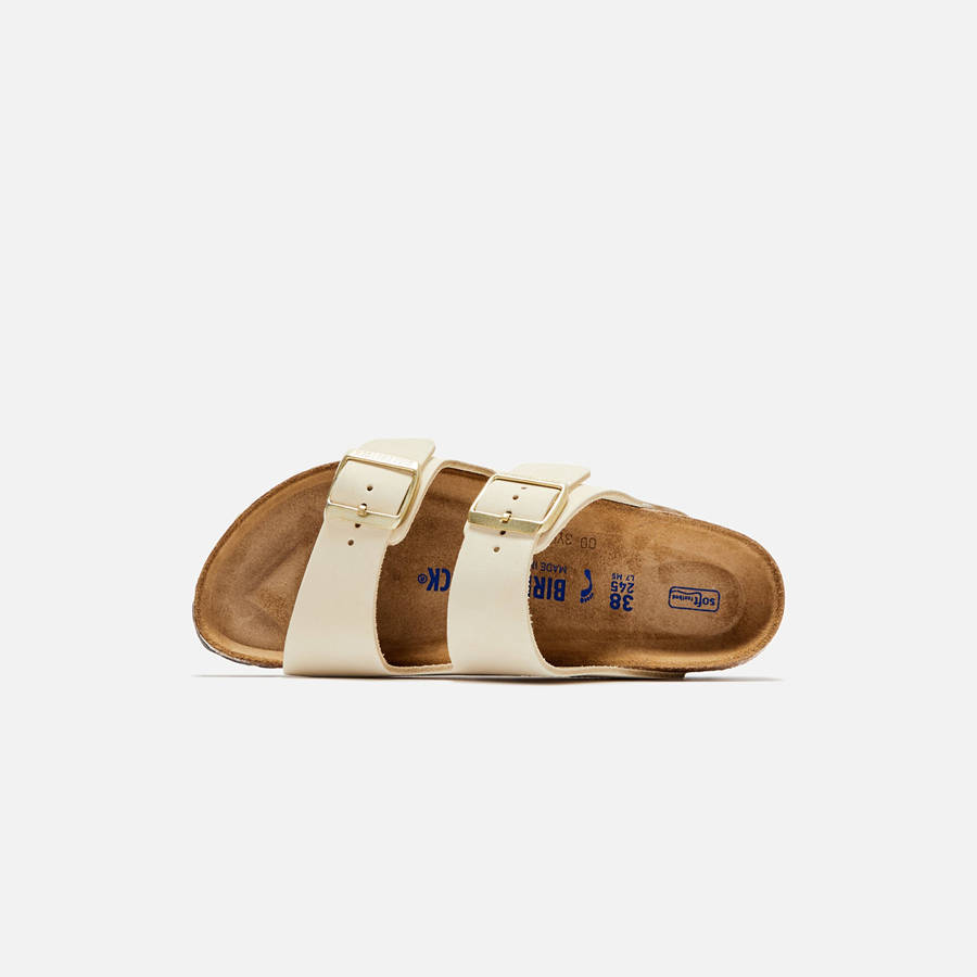 White Men Kith Birkenstock Arizona Soft Footbed Sneakers | 0126-LCMTZ