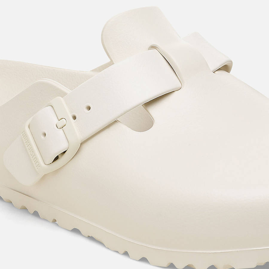 White Men Kith Birkenstock Boston Sandals | 4831-SHKYX