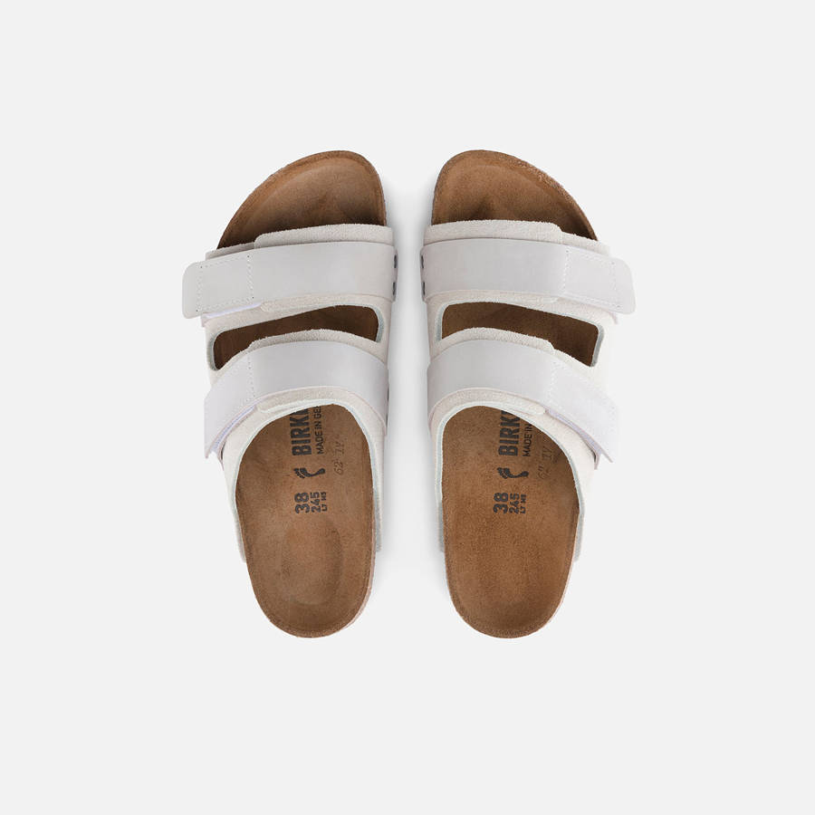 White Men Kith Birkenstock Uji Sandals | 6750-DSBMR