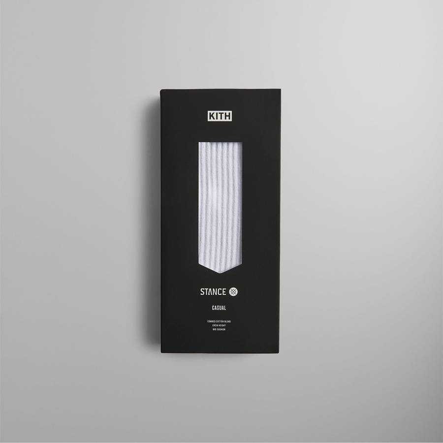 White Men Kith Classics for Stance 2.0 Classic Crew Socks | 5681-MOZFD