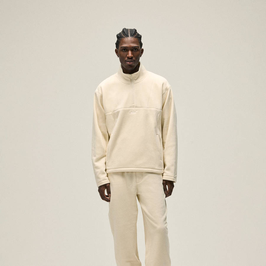 White Men Kith Coleman II Quarter Zip Sweatshirts | 7043-IQBRL