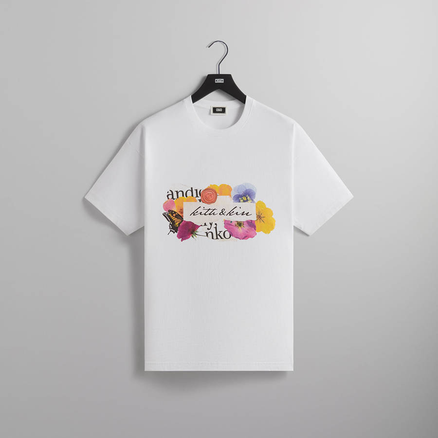 White Men Kith Collage Shirts | 4165-QROZK