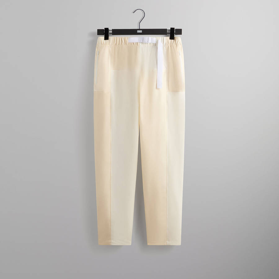 White Men Kith Color-Blocked Belted Callum Pants | 4160-EUJTI