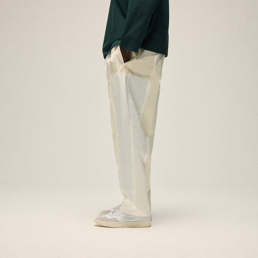 White Men Kith Color-Blocked Belted Callum Pants | 4160-EUJTI
