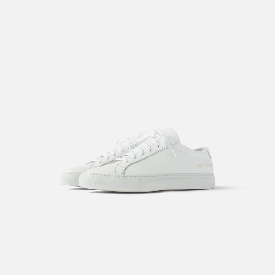 White Men Kith Common Projects Original Achilles Low Sneakers | 2856-TDGXK