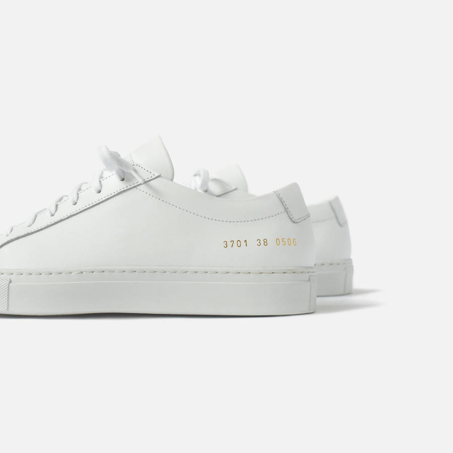 White Men Kith Common Projects Original Achilles Low Sneakers | 2856-TDGXK