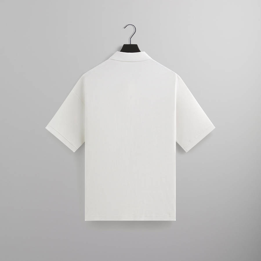 White Men Kith Ethan Pique Polo Shirts | 3756-XZRUL