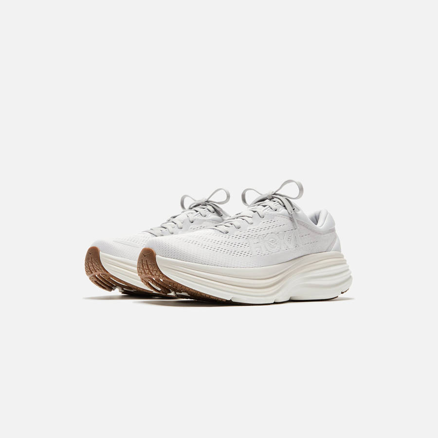 White Men Kith HOKA Bondi 8 Sneakers | 5029-YHIFT