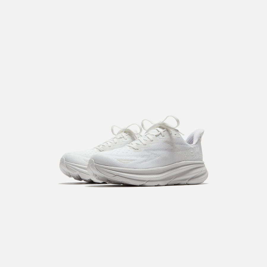 White Men Kith HOKA Clifton 9 Sneakers | 4958-ICJYQ