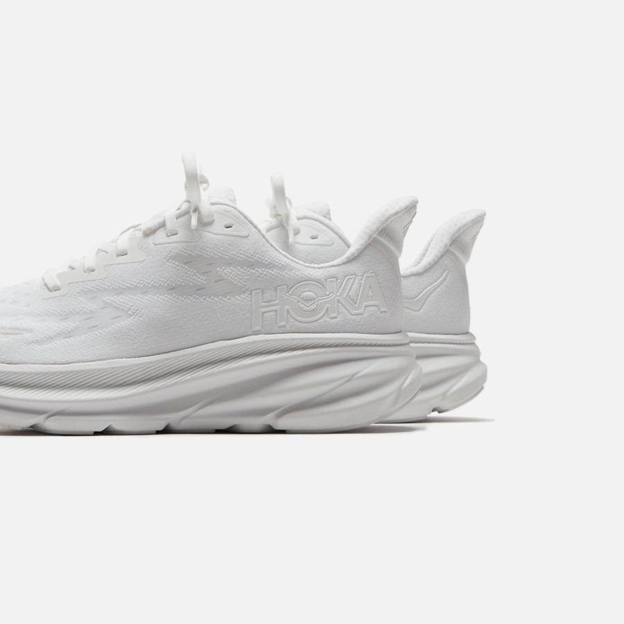 White Men Kith HOKA Clifton 9 Sneakers | 4958-ICJYQ
