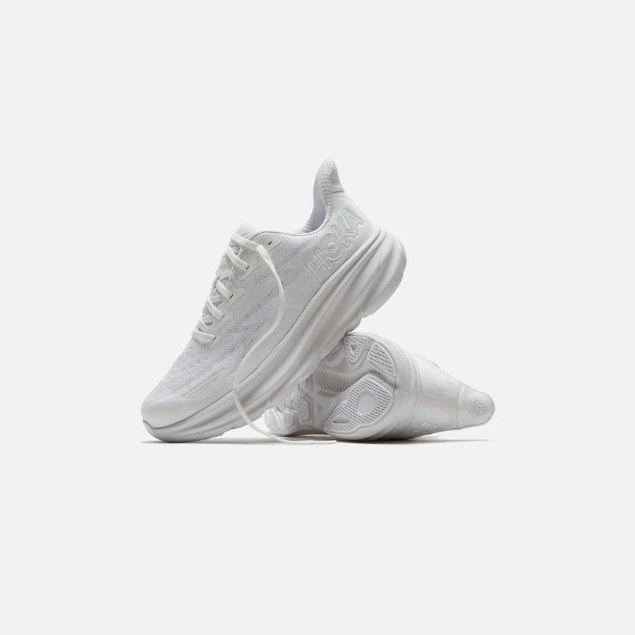 White Men Kith HOKA Clifton 9 Sneakers | 4958-ICJYQ