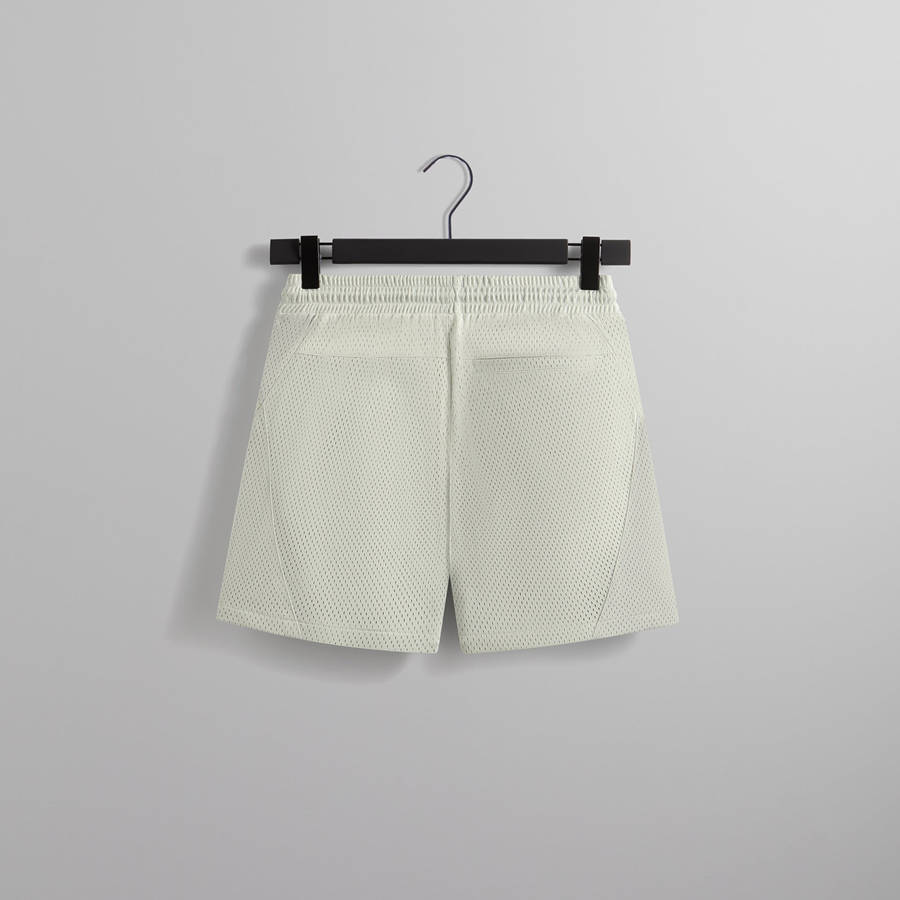 White Men Kith Harden Panelled Mesh Shorts | 7693-IPUYW