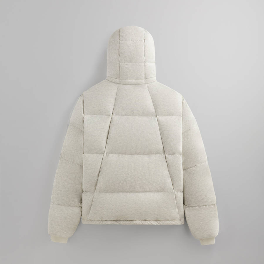 White Men Kith Jersey Midi Puffers | 5619-JFLPN