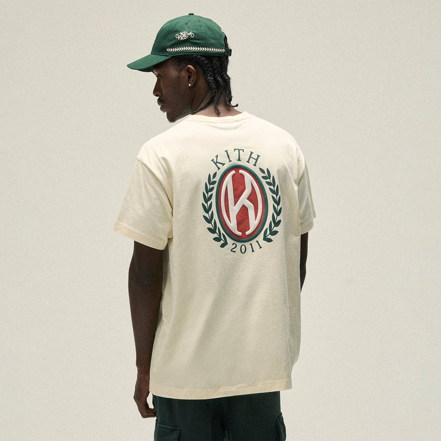 White Men Kith K Shield Pocket Shirts | 2140-SEOWP