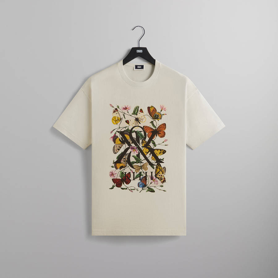 White Men Kith KandK Monarch Vintage T-Shirt | 3147-QLBSC