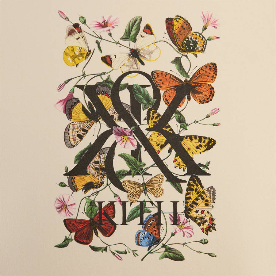 White Men Kith KandK Monarch Vintage T-Shirt | 3147-QLBSC