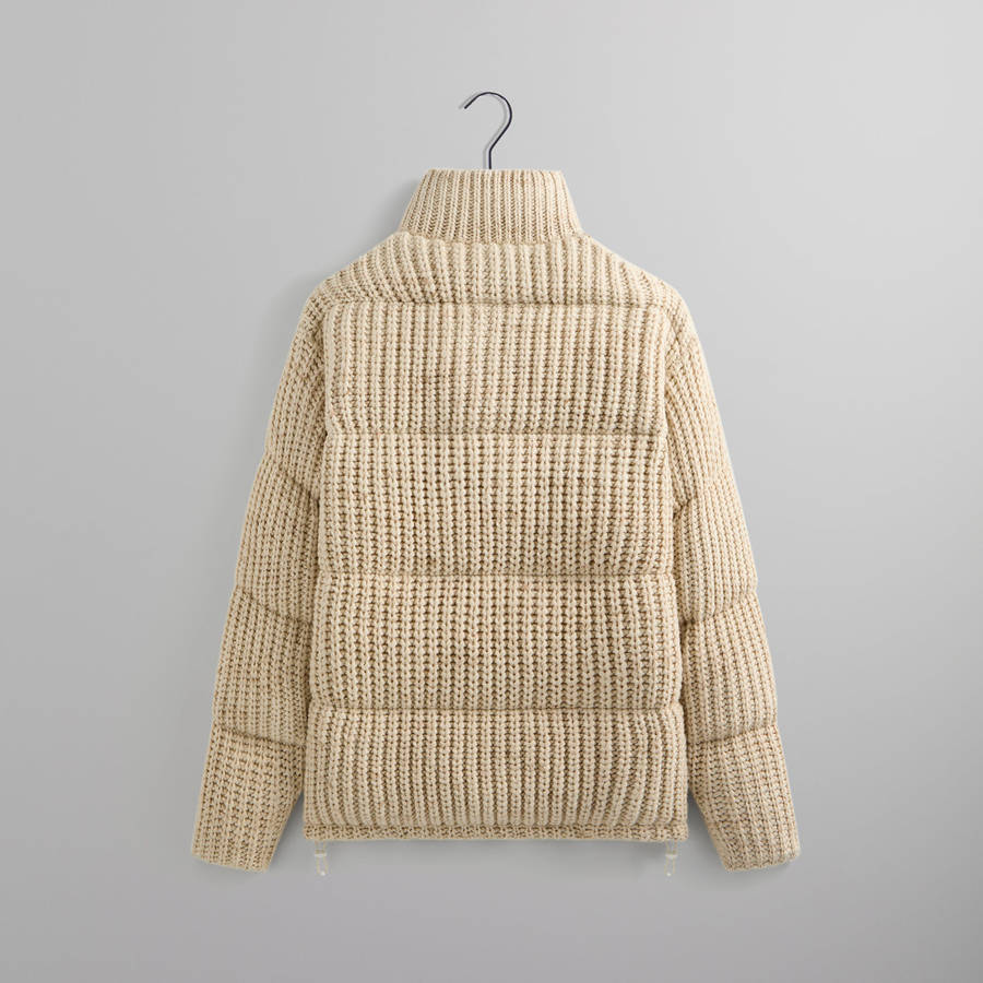 White Men Kith Killington Knit Puffer Jackets | 8106-TEYIW