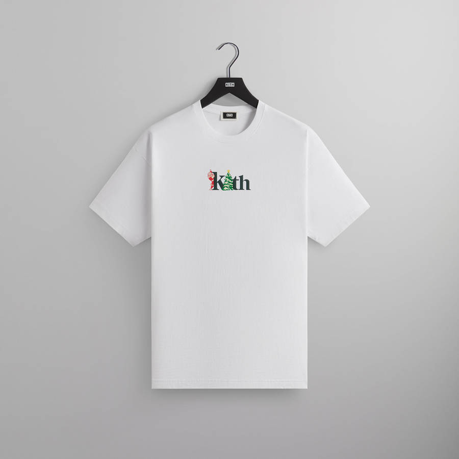 White Men Kith Kithmas Comic Santa Rodeo T-Shirt | 3021-UNBDA