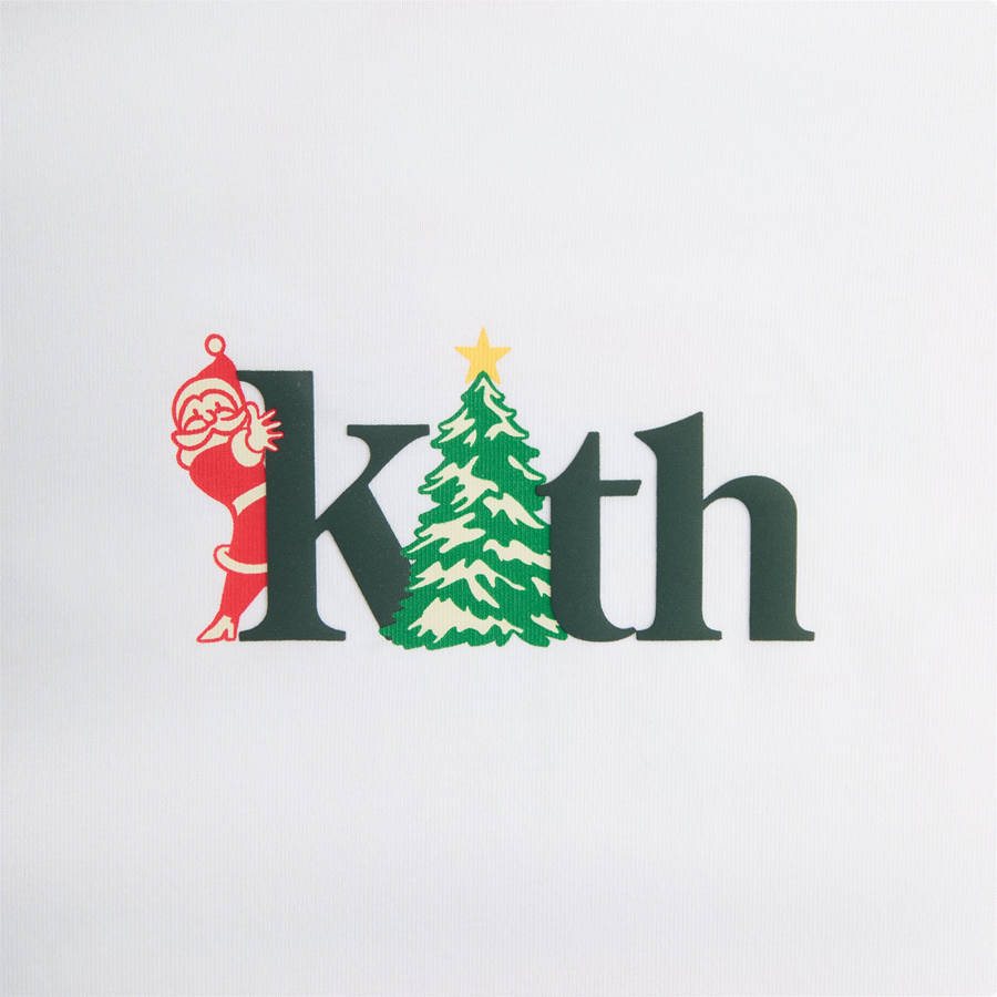 White Men Kith Kithmas Comic Santa Rodeo Shirts | 2849-TVZMG