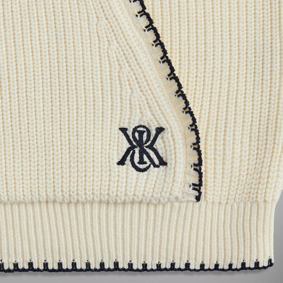 White Men Kith Knit Miles Hoodie Sweatshirts | 4375-FEGYO