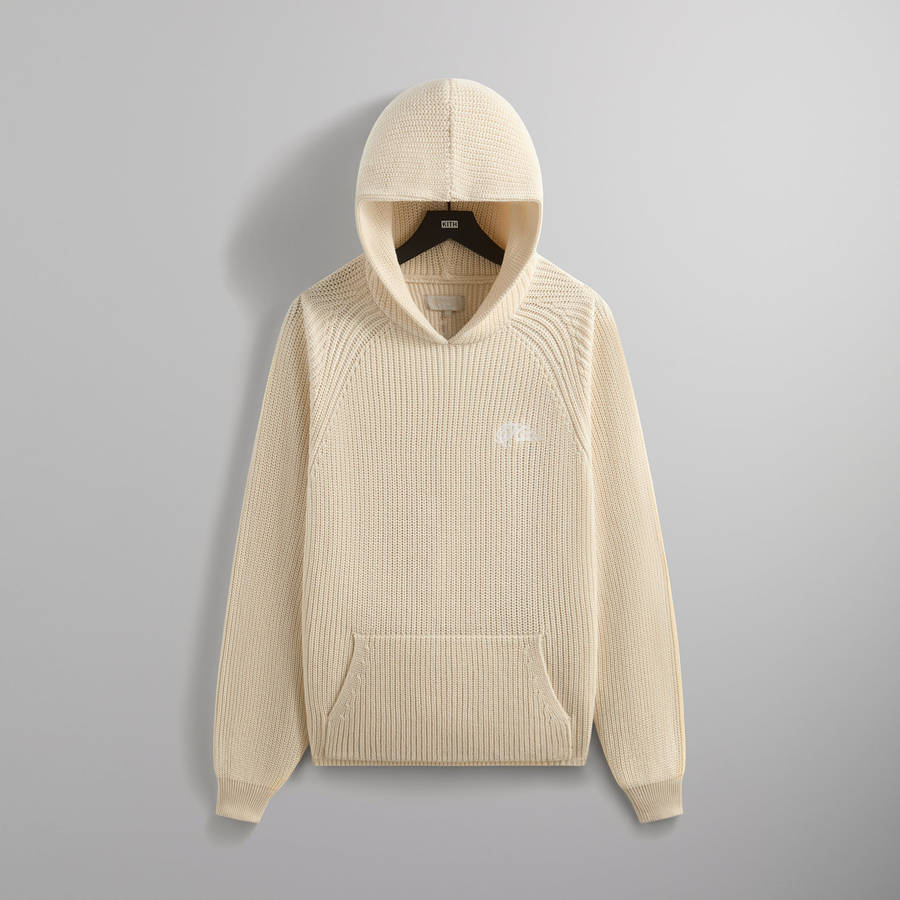 White Men Kith Knit Miles Hoodie Sweatshirts | 6893-HTXGP