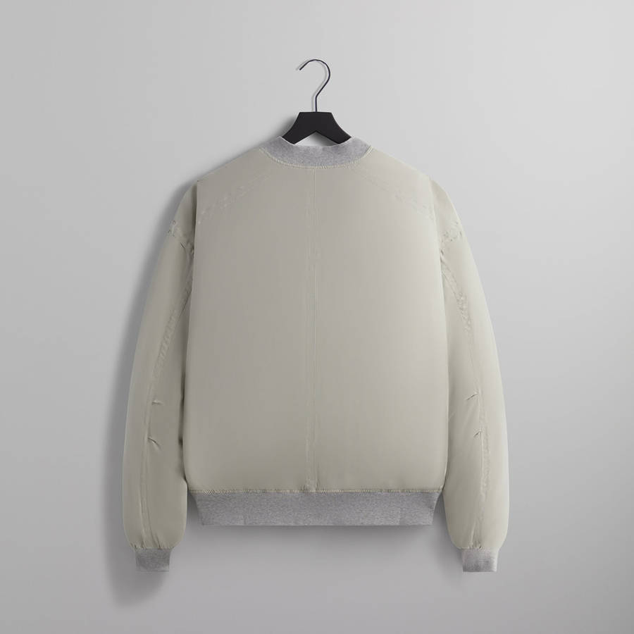 White Men Kith Koen Washed Silk Bomber Jackets | 5761-BZCNG