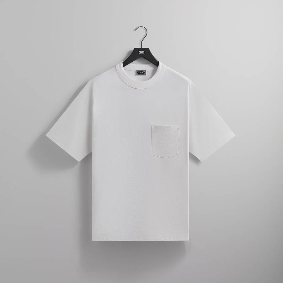 White Men Kith Leonard Pocket T-Shirt | 5902-OJNQC
