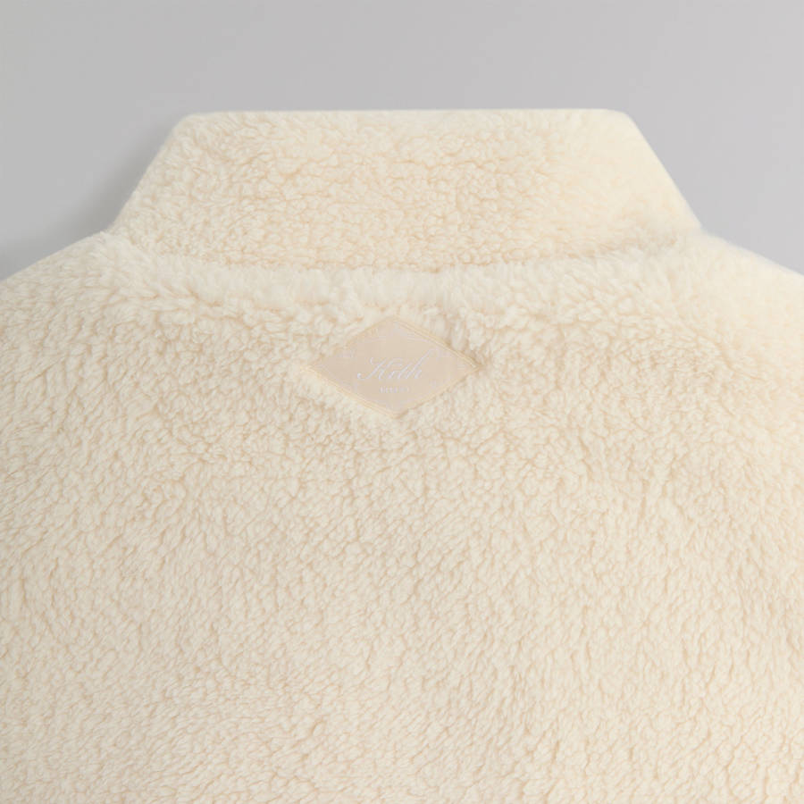 White Men Kith Lightweight Sherpa Antony Full Zip Jackets | 9450-PQHWC
