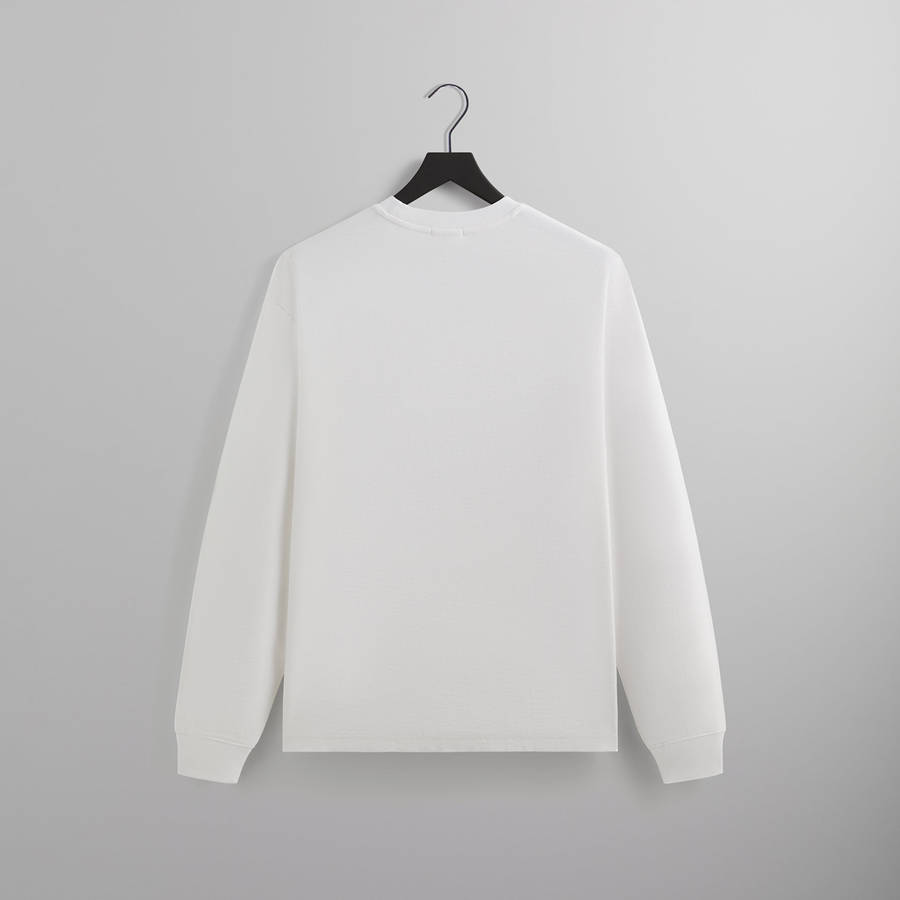 White Men Kith Long Sleeve Quinn T-Shirt | 7498-WZIXO