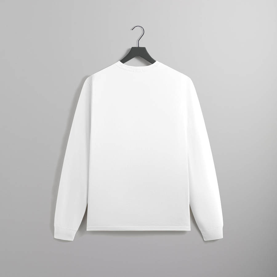 White Men Kith Long Sleeve Vintage T-Shirt | 5128-WHVMX
