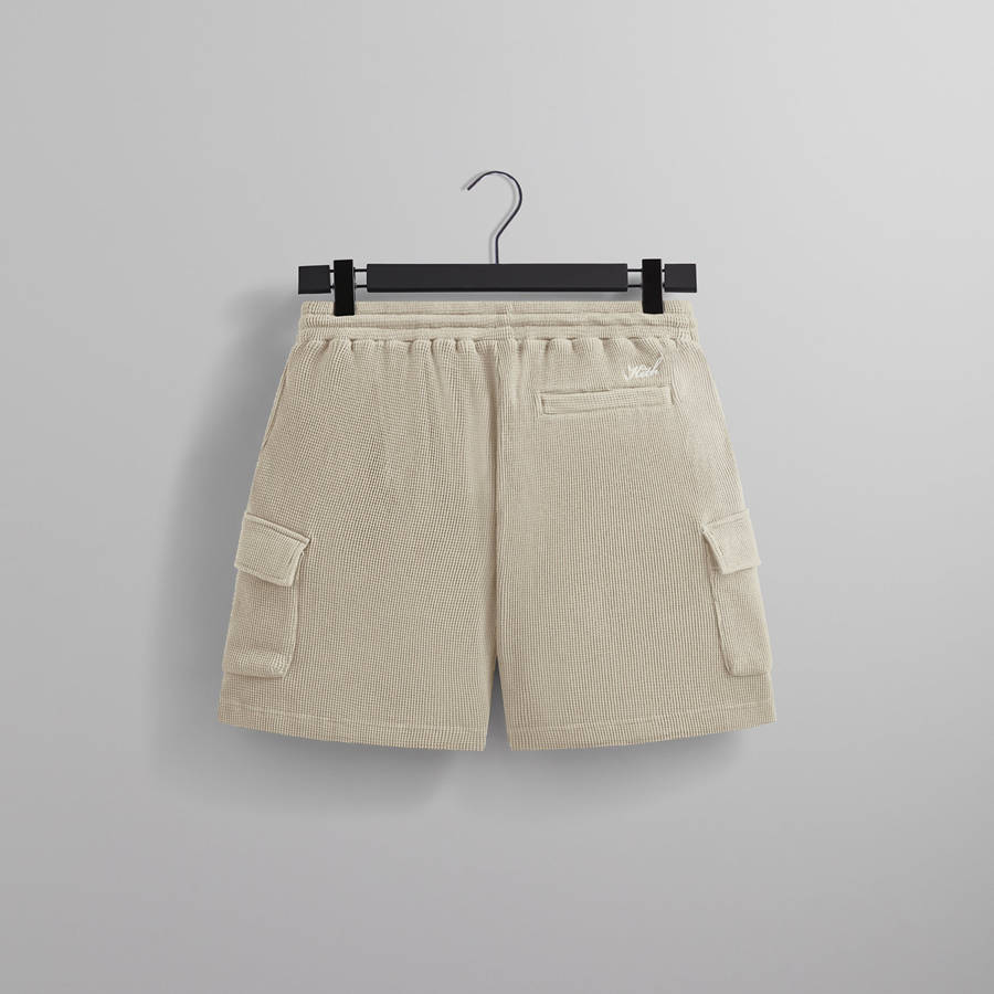 White Men Kith Micro Waffle Fairfax Cargo Shorts | 7094-SLOGF