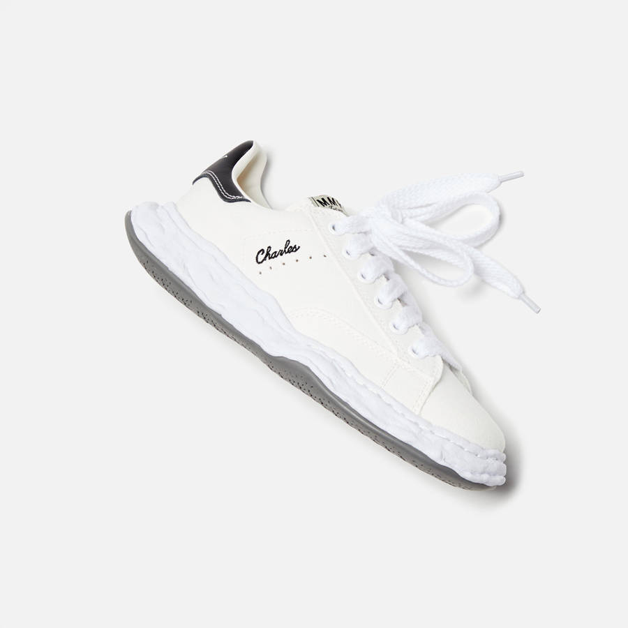 White Men Kith Mihara Yasuhiro Charles Canvas Sneakers Sneakers | 8460-BIHSX