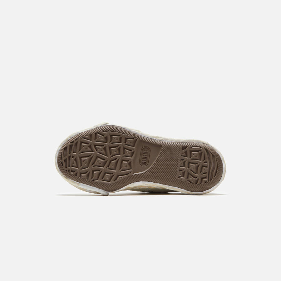 White Men Kith Mihara Yasuhiro Peterson Low 23 Cracking Leather Sneakers | 7032-NEJXS