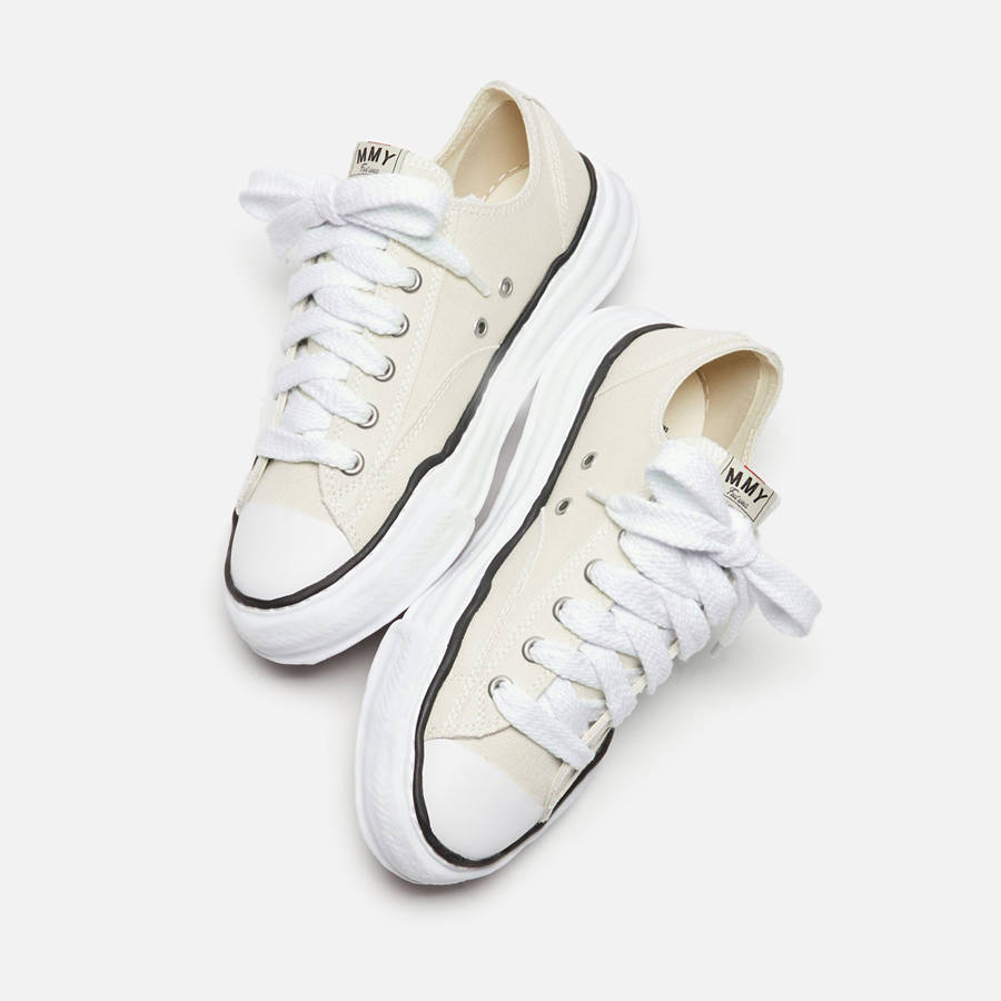White Men Kith Mihara Yasuhiro Peterson Low OG Sole Canvas Sneakers | 0284-ORXHK