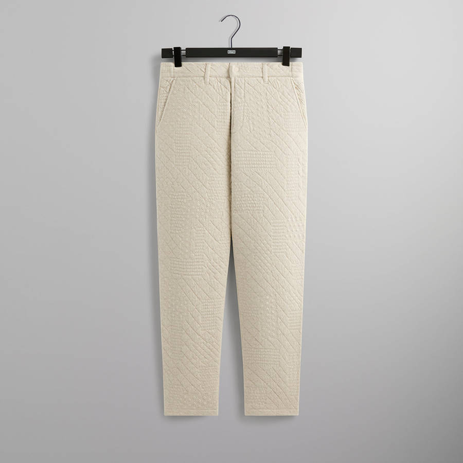White Men Kith Mixed Stitch Interlock Garrison Pants | 9254-RDWOG