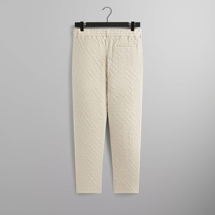 White Men Kith Mixed Stitch Interlock Garrison Pants | 9254-RDWOG